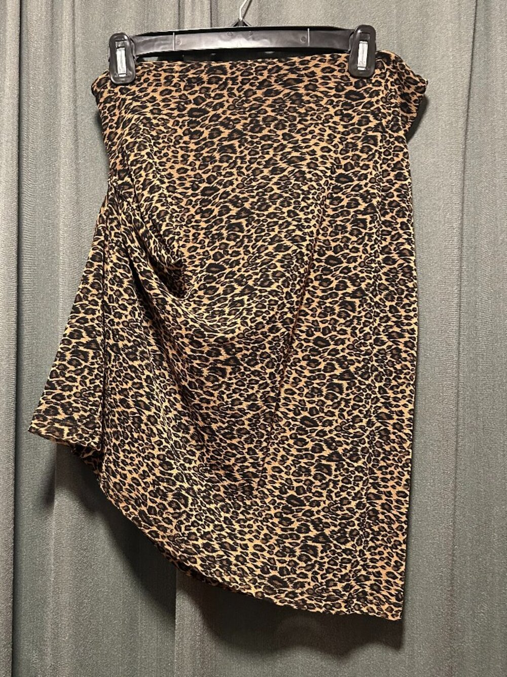 Cheetah Print Midi Skirt